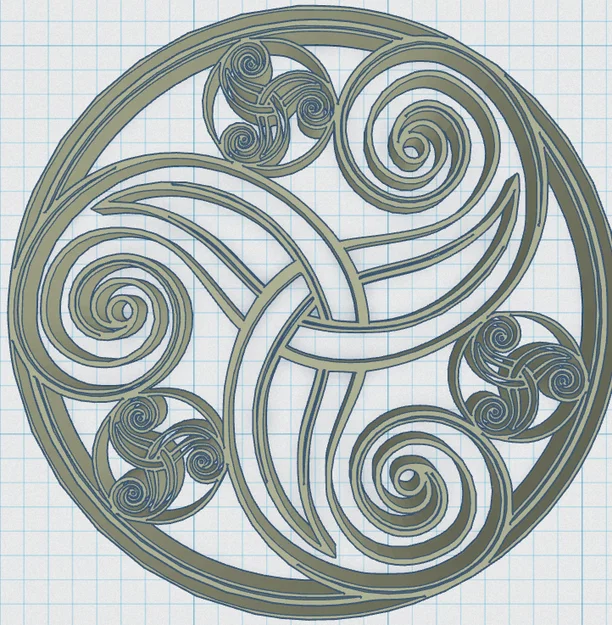 Đế lót ly Mandala Celtic 45 - Image 3