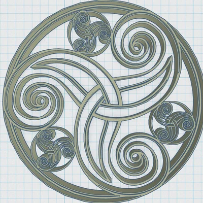Đế lót ly Mandala Celtic 45