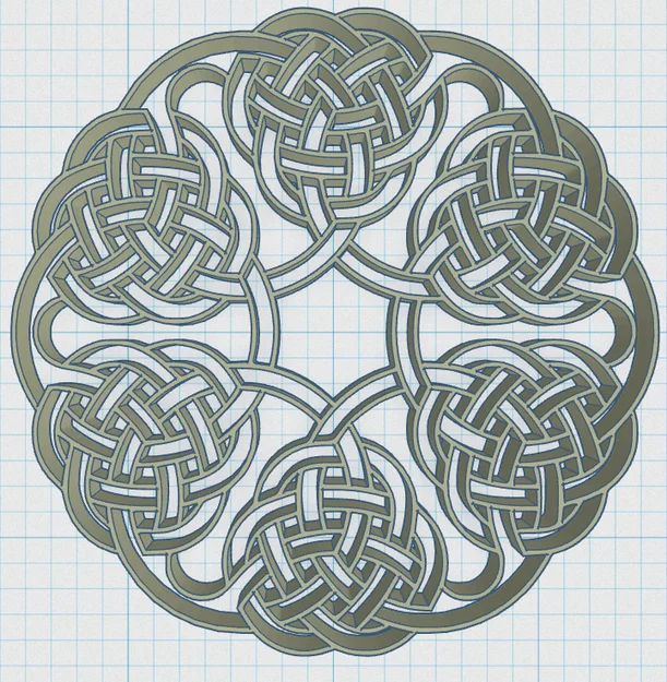 Miếng Lót Ly Mandala Celtic 46 - Image 3