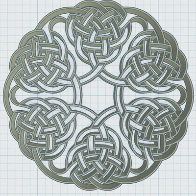 Miếng Lót Ly Mandala Celtic 46