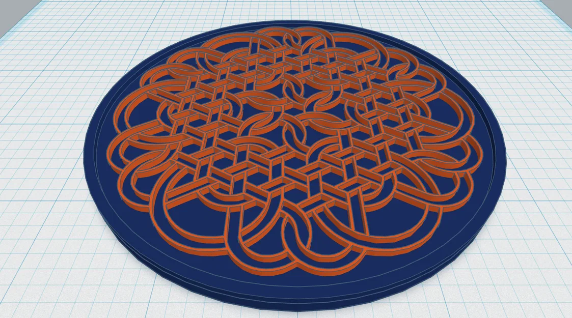 Đế lót ly Hoa văn Celtic Mandala 41 - Image 1