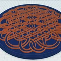 Đế lót ly Hoa văn Celtic Mandala 41 - Thumbnail 1