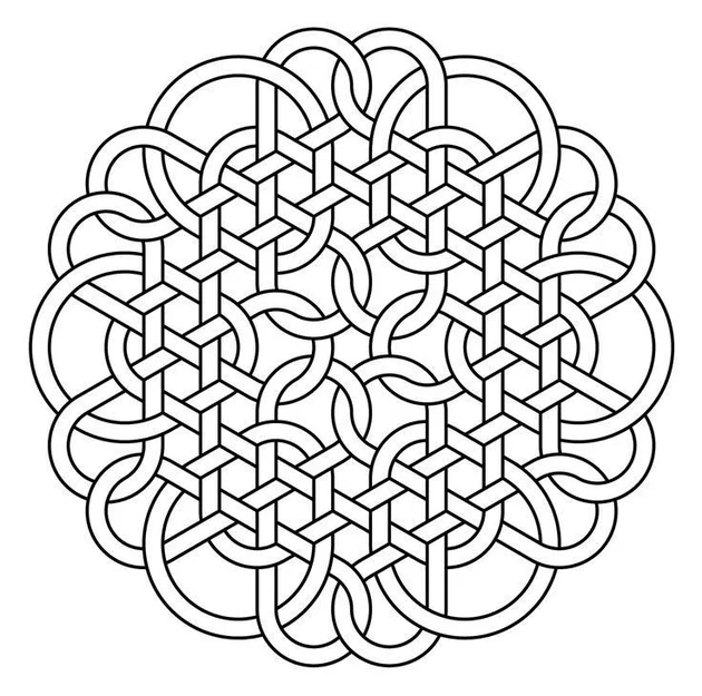 Đế lót ly Hoa văn Celtic Mandala 41 - Image 2