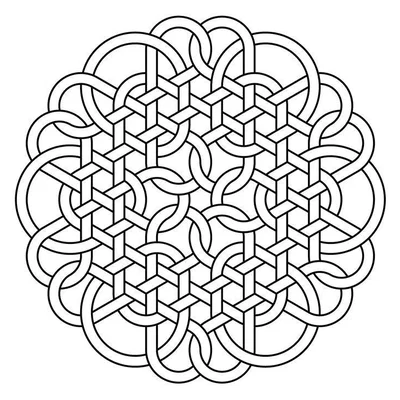 Đế lót ly Hoa văn Celtic Mandala 41