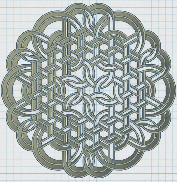 Đế lót ly Hoa văn Celtic Mandala 41 - Image 3