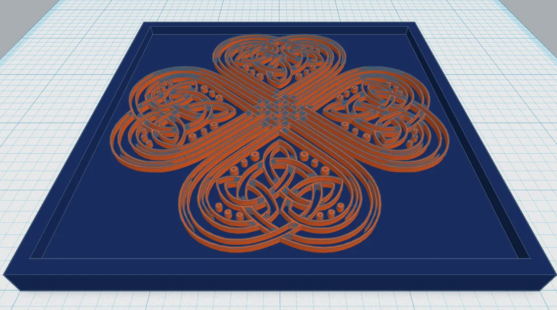 Đế lót ly Mandala Celtic 44 - Image 1