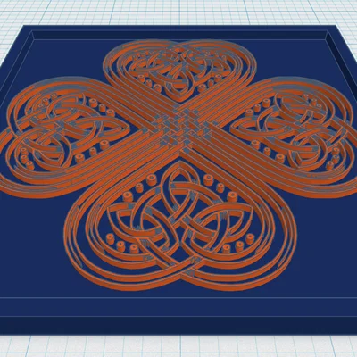Đế lót ly Mandala Celtic 44