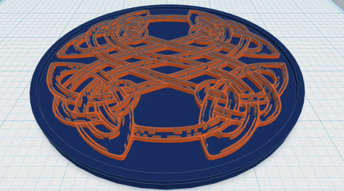 Đế Lót Ly Mandala Celtic 43 - Image 1