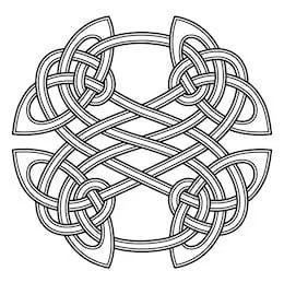 Đế Lót Ly Mandala Celtic 43 - Image 2