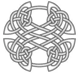 Đế Lót Ly Mandala Celtic 43