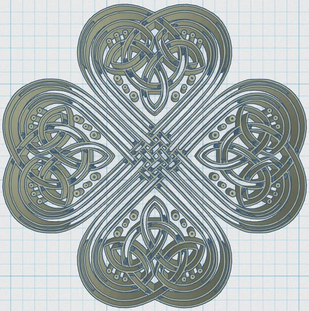 Đế lót ly Mandala Celtic 44 - Image 3