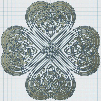 Đế lót ly Mandala Celtic 44