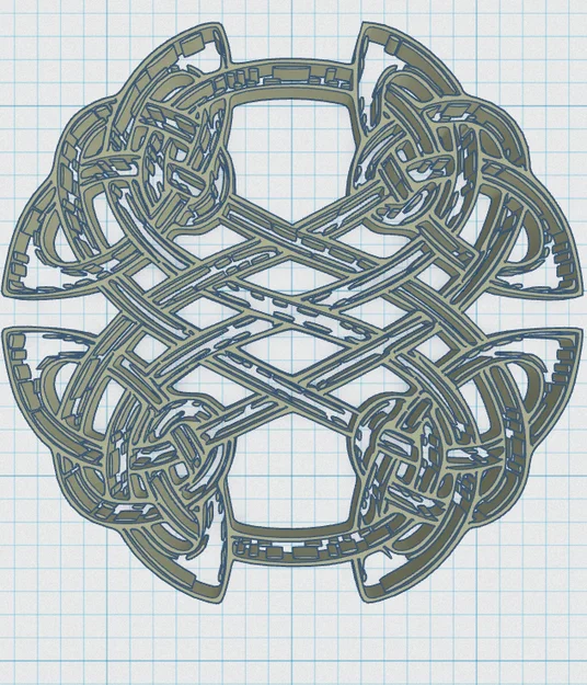 Đế Lót Ly Mandala Celtic 43 - Image 3
