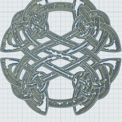 Đế Lót Ly Mandala Celtic 43