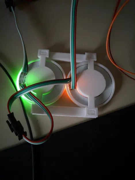 Đèn Báo Tiến Độ Klipper Kép (Vòng 16 Neopixel) - Image 2