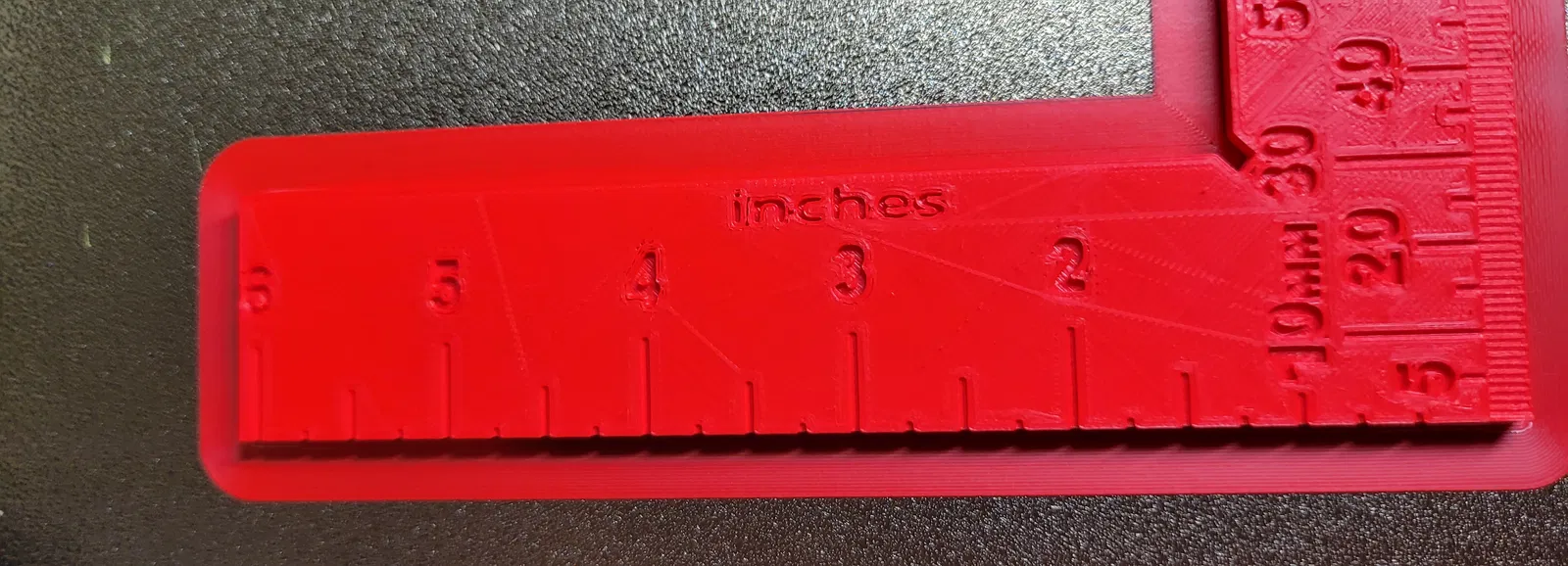 Thước đo góc 90⁰ MM & inch - Image 2