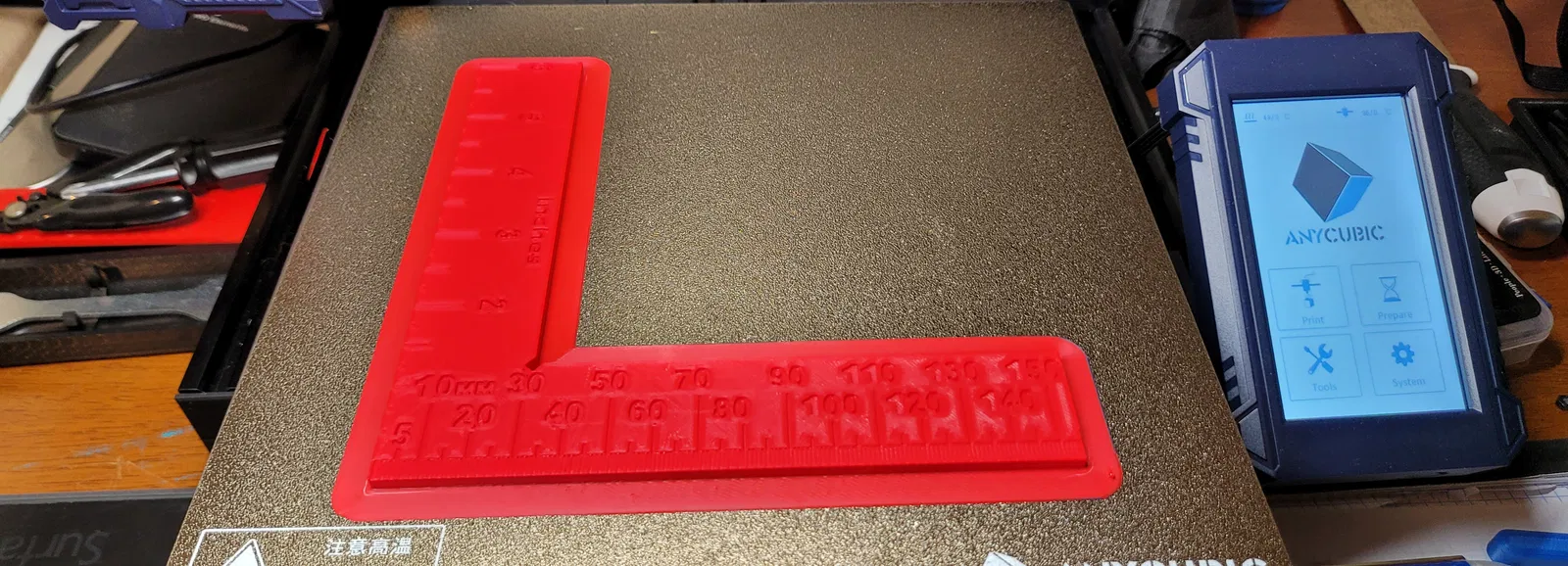 Thước đo góc 90⁰ MM & inch - Image 3