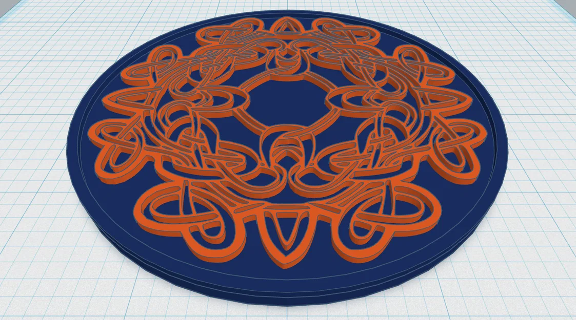 Lót Ly Mandala Celtic 38 - Image 1