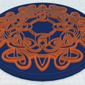 Lót Ly Mandala Celtic 38 - Thumbnail 1