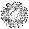 Lót Ly Mandala Celtic 38 - Thumbnail 2