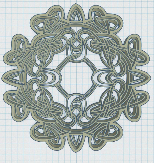 Lót Ly Mandala Celtic 38 - Image 3