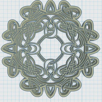 Lót Ly Mandala Celtic 38