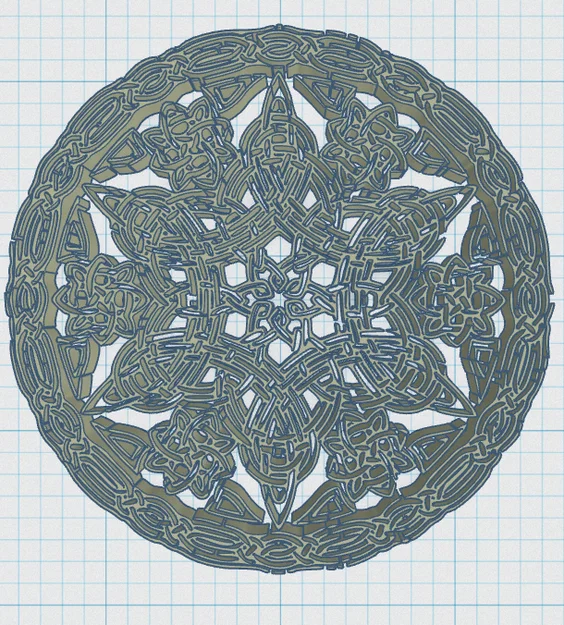 Đế Lót Cốc Mandala Celtic 39 - Image 3