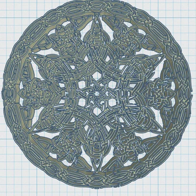 Đế Lót Cốc Mandala Celtic 39