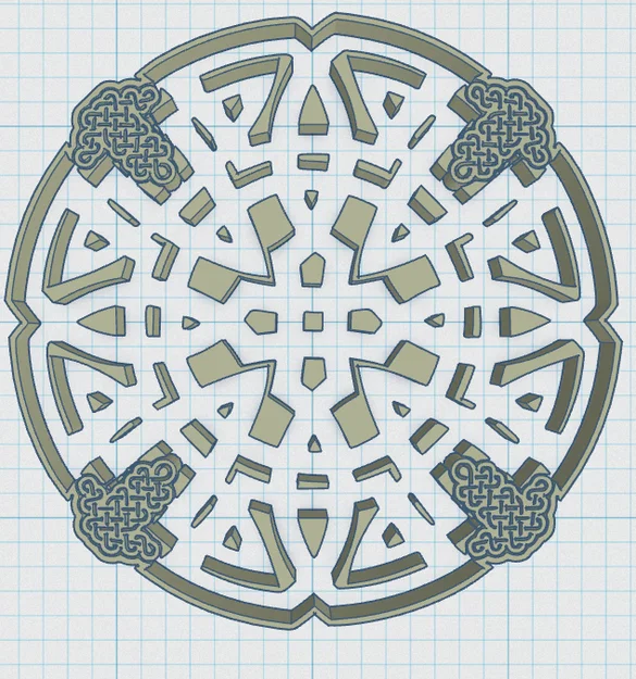 Đế lót ly Hoa văn Celtic Mandala 37 - Image 2