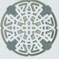 Đế lót ly Hoa văn Celtic Mandala 37 - Thumbnail 2
