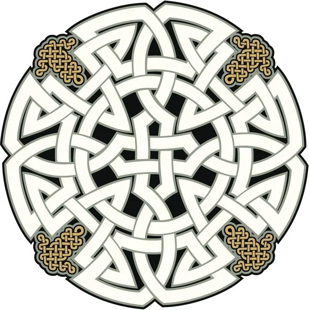 Đế lót ly Hoa văn Celtic Mandala 37 - Image 3