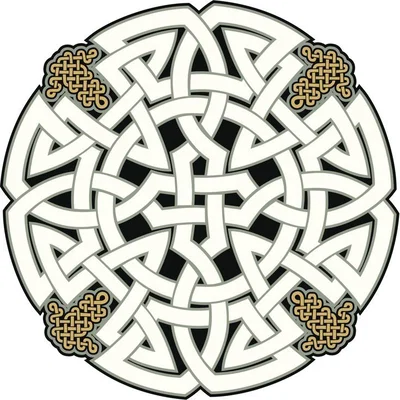 Đế lót ly Hoa văn Celtic Mandala 37