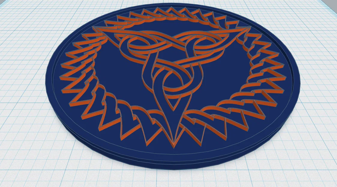 Celtic Mandala Coaster 36 - Image 1