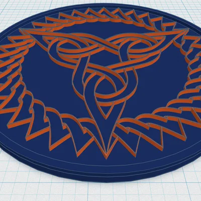 Celtic Mandala Coaster 36