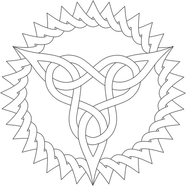 Celtic Mandala Coaster 36 - Image 2