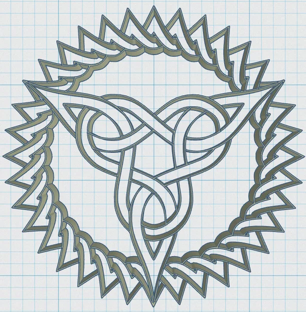 Celtic Mandala Coaster 36 - Image 3