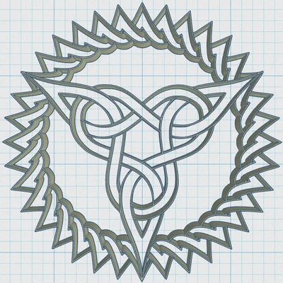 Celtic Mandala Coaster 36