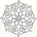 Đế lót ly Hoa văn Celtic Mandala 35 - Thumbnail 2