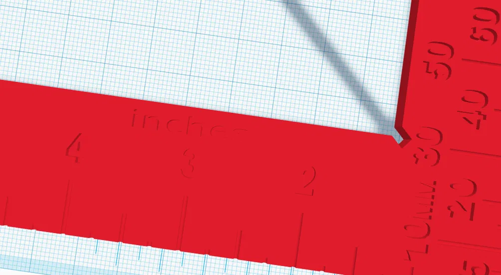 Thước đo góc 90⁰ MM & inch - Image 6