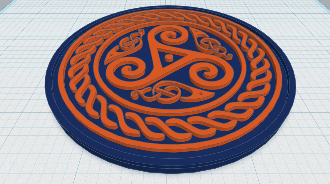 Đế lót ly Mandala Celtic 34 - Image 1