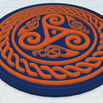 Đế lót ly Mandala Celtic 34