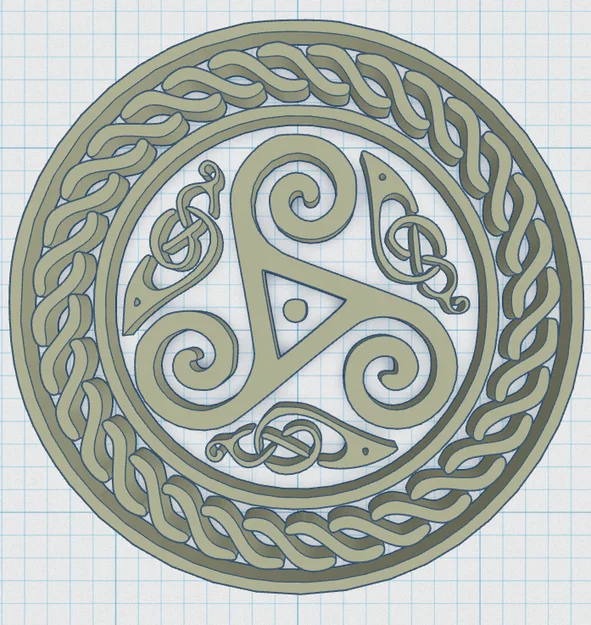 Đế lót ly Mandala Celtic 34 - Image 3