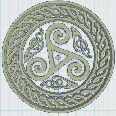 Đế lót ly Mandala Celtic 34