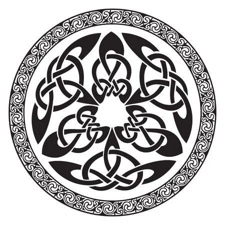 Đế Lót Ly Mandala Celtic 33 - Image 2