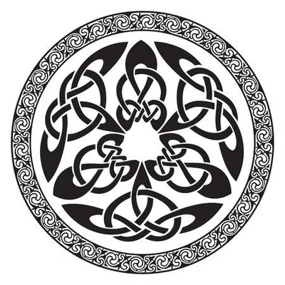 Đế Lót Ly Mandala Celtic 33