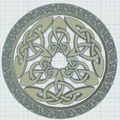 Đế Lót Ly Mandala Celtic 33 - Thumbnail 3