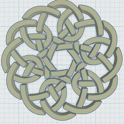 Tấm lót ly Celtic Mandala 32