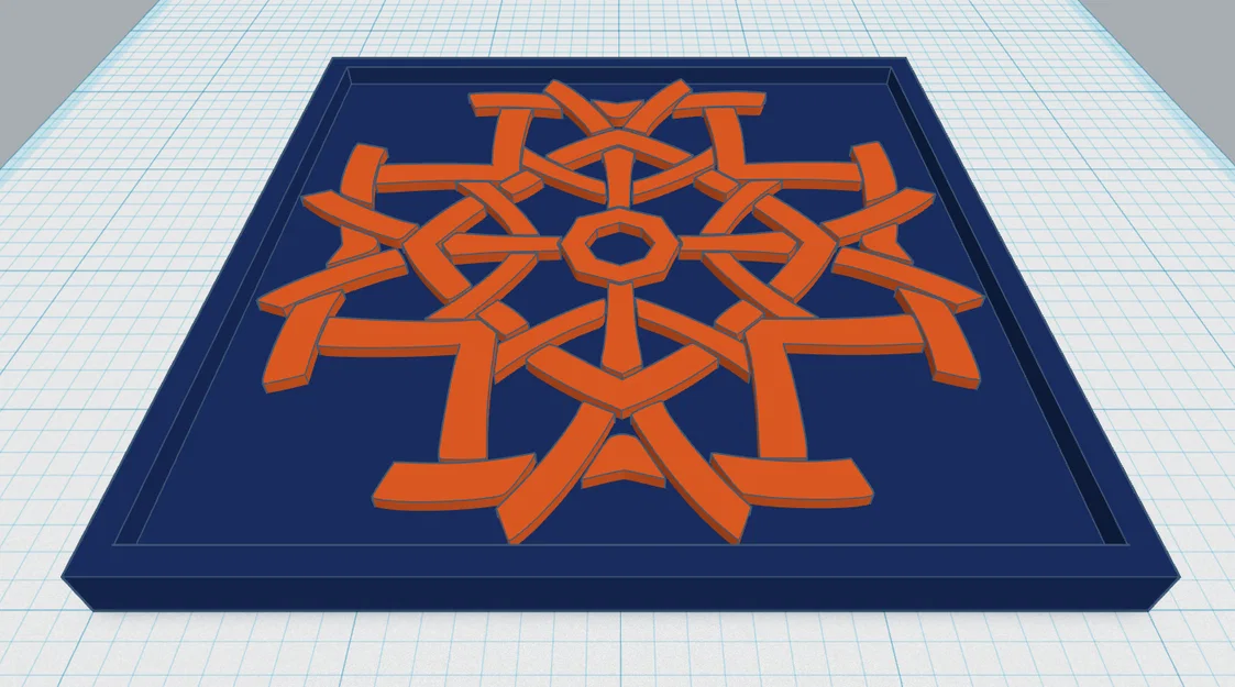 Đế lót ly Hoa văn Celtic Mandala 30 - Image 1