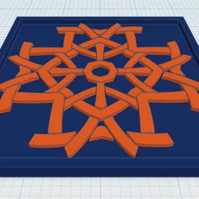 Đế lót ly Hoa văn Celtic Mandala 30
