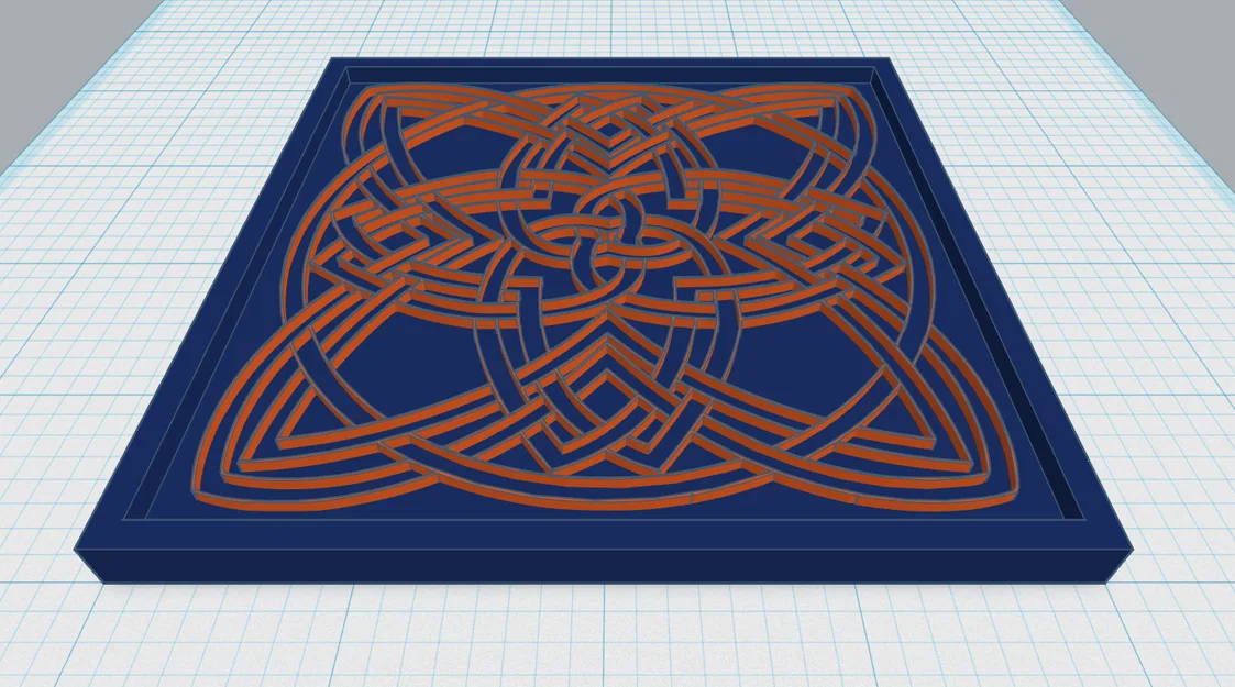 Đế lót ly Mandala Celtic 29 - Image 1